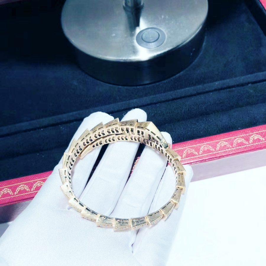 [Mystic Crown]SERPENTI BRACELET 8MM PINK GOLD DIAMOND