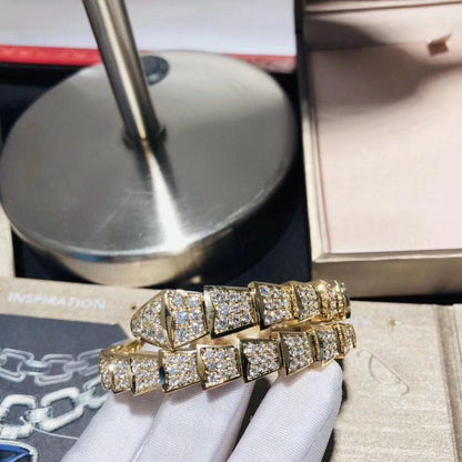 [Mystic Crown]SERPENTI BRACELET 8MM GOLD DIAMOND