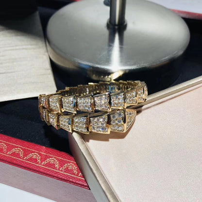 [Mystic Crown]SERPENTI BRACELET 8MM GOLD DIAMOND