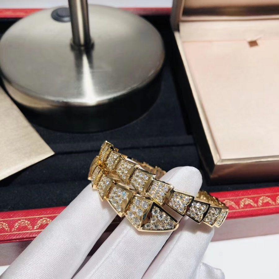 [Mystic Crown]SERPENTI BRACELET 8MM GOLD DIAMOND