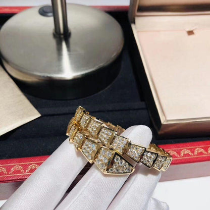 [Mystic Crown]SERPENTI BRACELET 8MM GOLD DIAMOND