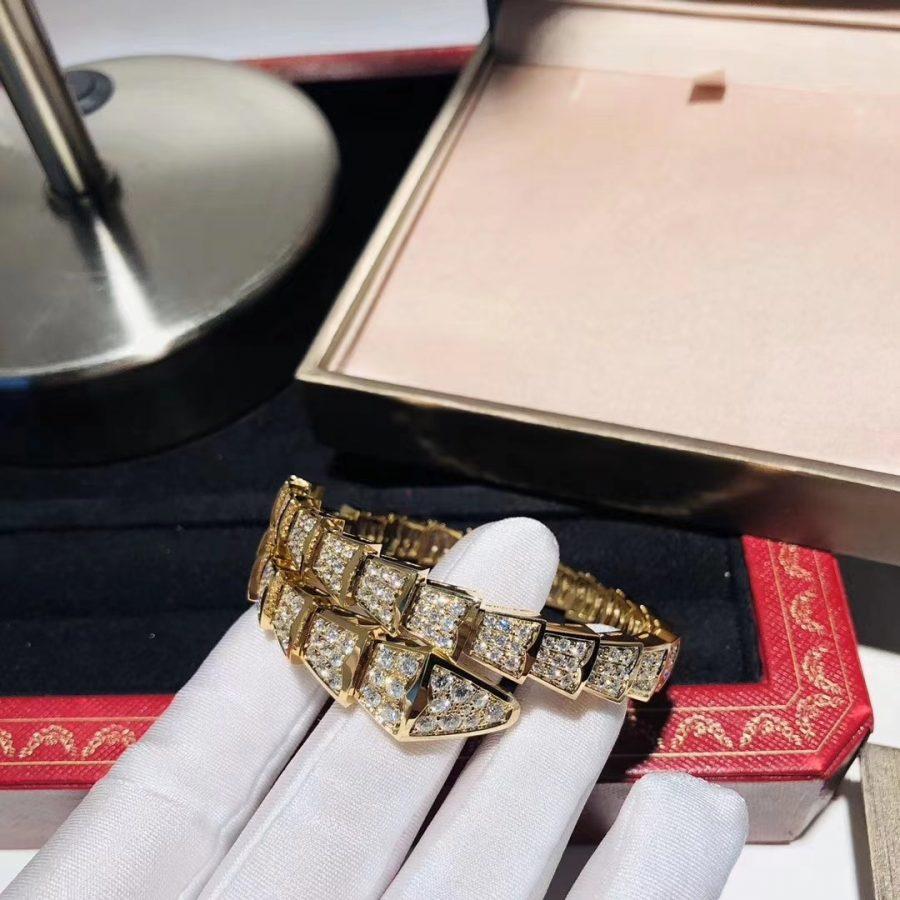 [Mystic Crown]SERPENTI BRACELET 8MM GOLD DIAMOND