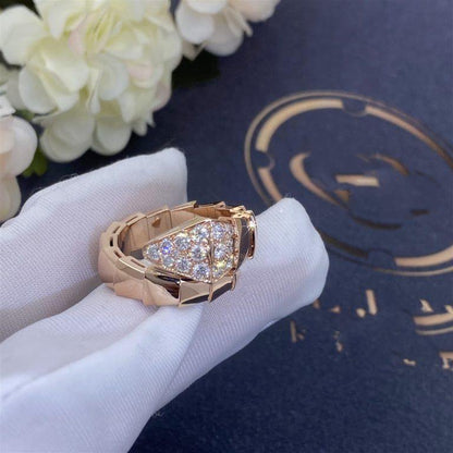 [Mystic Crown]SERPENTI RING PINK GOLD DIAMOND