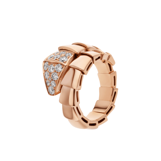[Mystic Crown]SERPENTI RING PINK GOLD DIAMOND