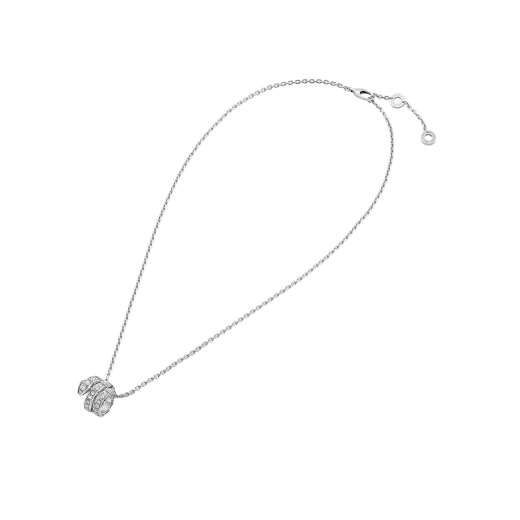 [Mystic Crown]SERPENTI  NECKLACE DOUBLE RING DIAMOND