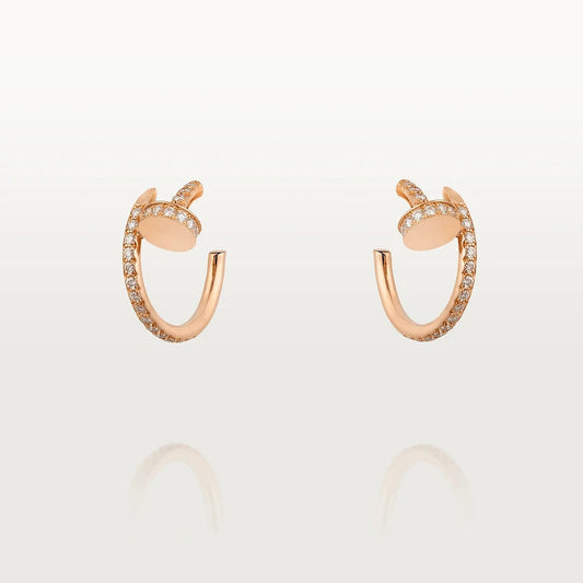 [Mystic Crown]JUSTE EARRINGS 12.75MM PINK GOLD DIAMOND
