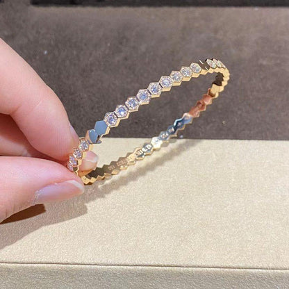 [Mystic Crown]BEE LOVE GOLD BRACELET FULL DIAMOND
