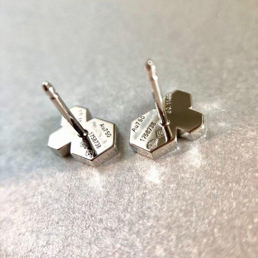 [Mystic Crown]BEE LOVE SILVER DIAMOND EARRINGS