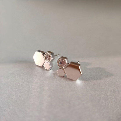 [Mystic Crown]BEE LOVE SILVER DIAMOND EARRINGS