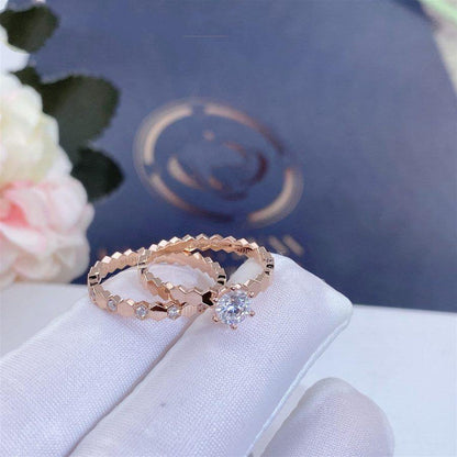 [Mystic Crown]BEE LOVE RING PINK GOLD 1 DIAMOND