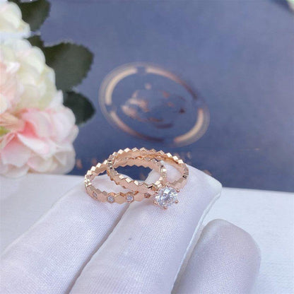 [Mystic Crown]BEE LOVE RING PINK GOLD DIAMOND