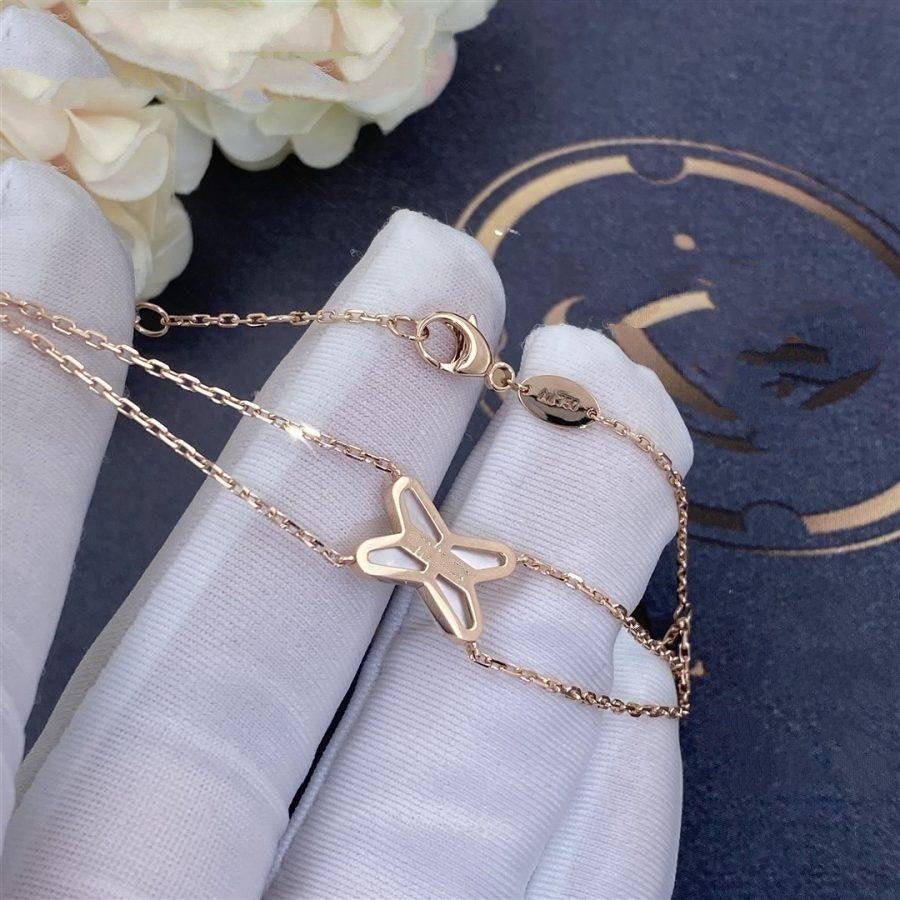 [Mystic Crown]JEUX BRACELET WHITE MOP PINK GOLD 1 DIAMOND