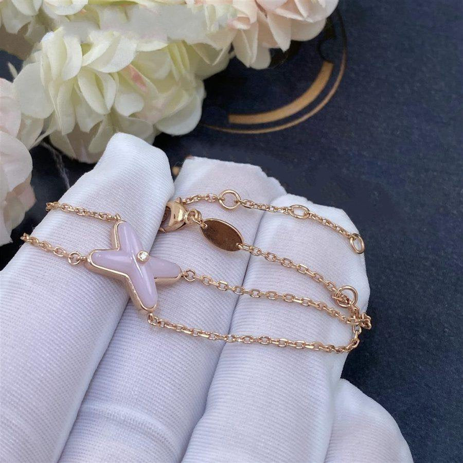 [Mystic Crown]JEUX BRACELET PINK MOP PINK GOLD 1 DIAMOND