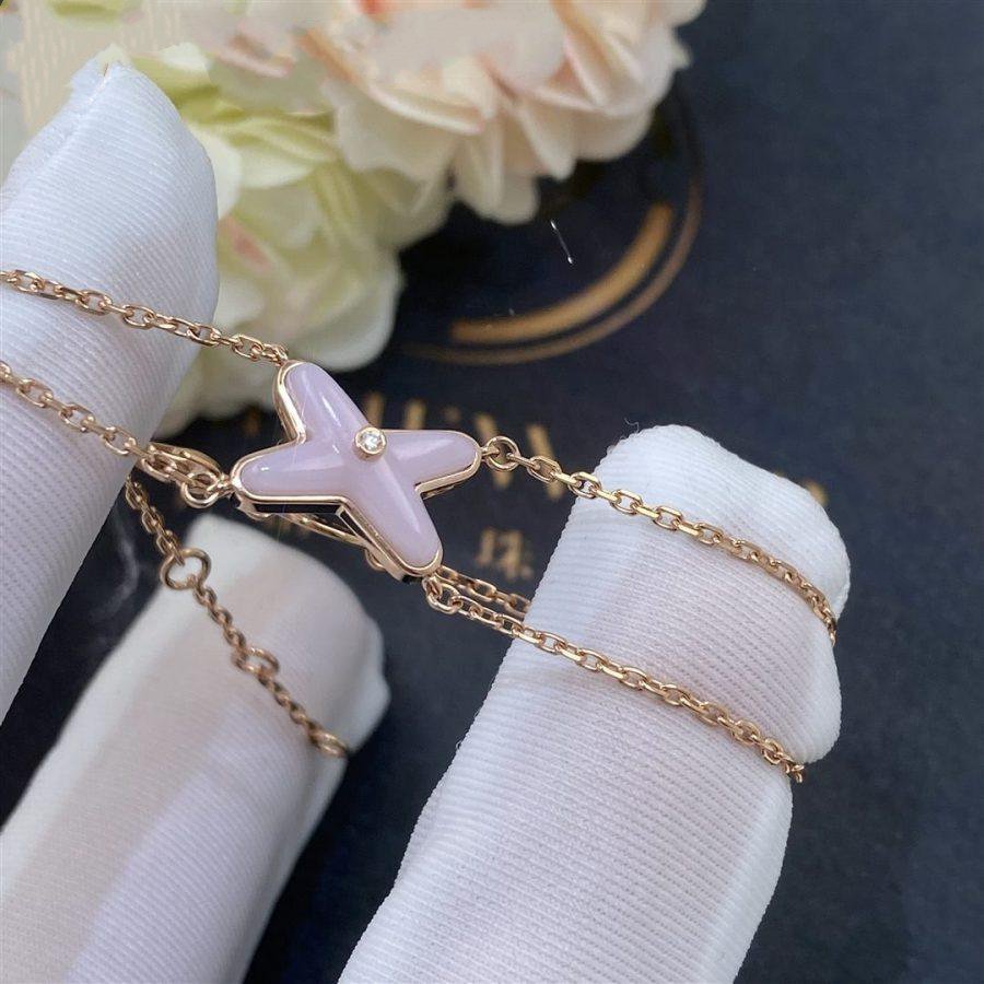 [Mystic Crown]JEUX BRACELET PINK MOP PINK GOLD 1 DIAMOND