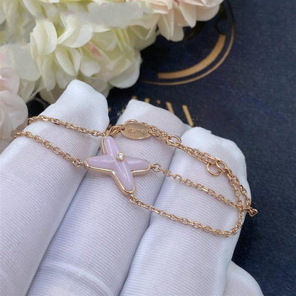 [Mystic Crown]JEUX BRACELET PINK MOP PINK GOLD 1 DIAMOND