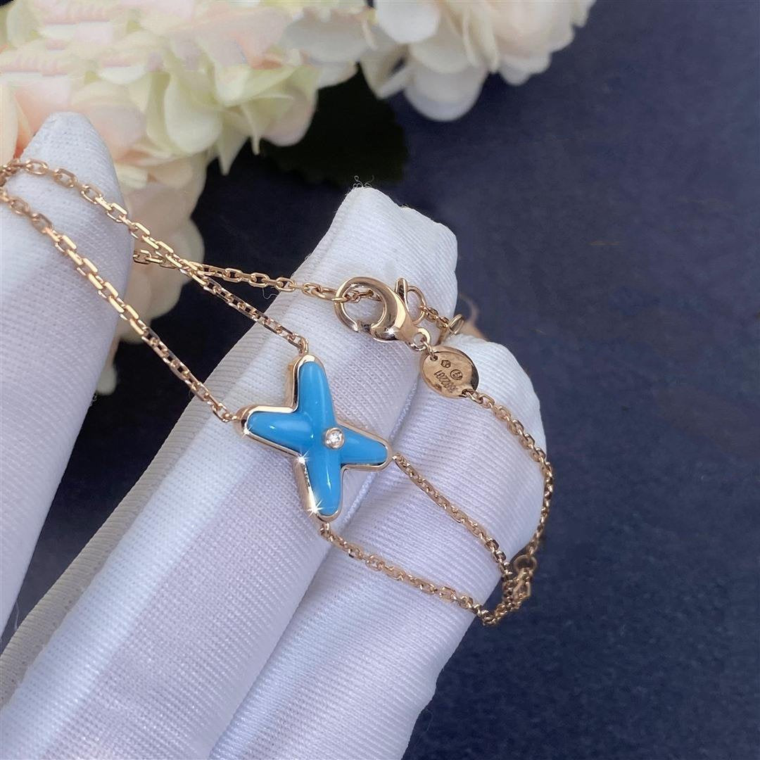 [Mystic Crown]JEUX BRACELET TURQUOISE PINK GOLD 1 DIAMOND