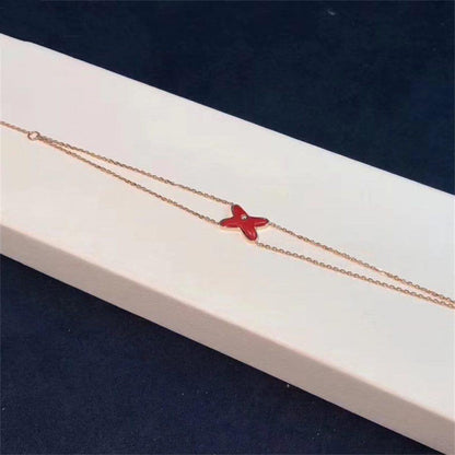 [Mystic Crown]JEUX BRACELET CARNELIAN PINK GOLD 1 DIAMOND