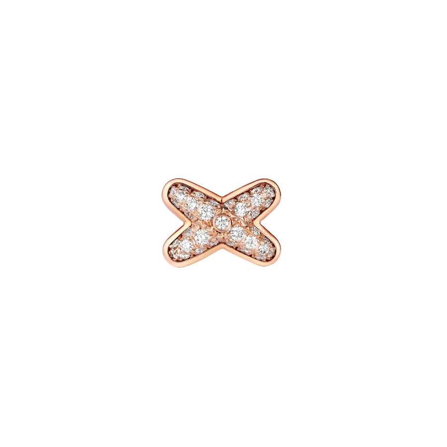 [Mystic Crown]JEUX DE PINK GOLD DIAMOND EARRINGS