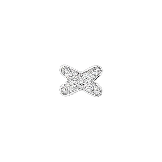 [Mystic Crown]JEUX DE SILVER DIAMOND EARRINGS