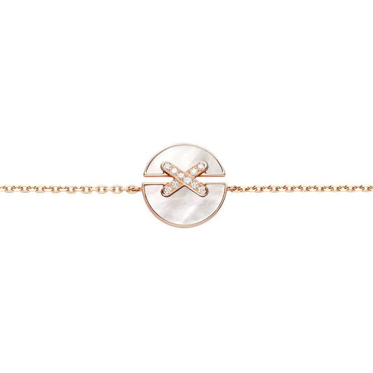 [Mystic Crown]JEUX DE BRACELET MOP PINK GOLD DIAMONDS