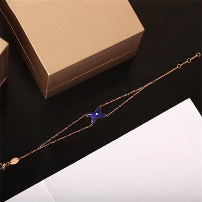 [Mystic Crown]Hollow Design Four-Leaf Clover Flower Shape Ring
