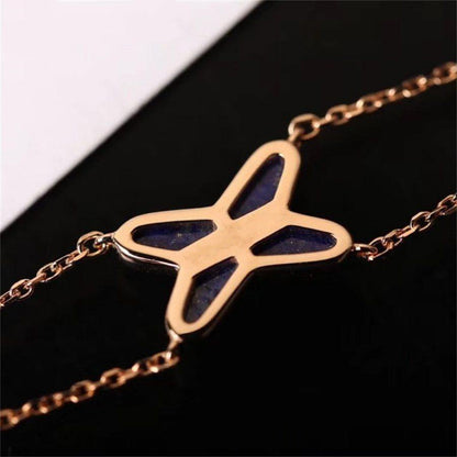 [Mystic Crown]Hollow Design Four-Leaf Clover Flower Shape Ring