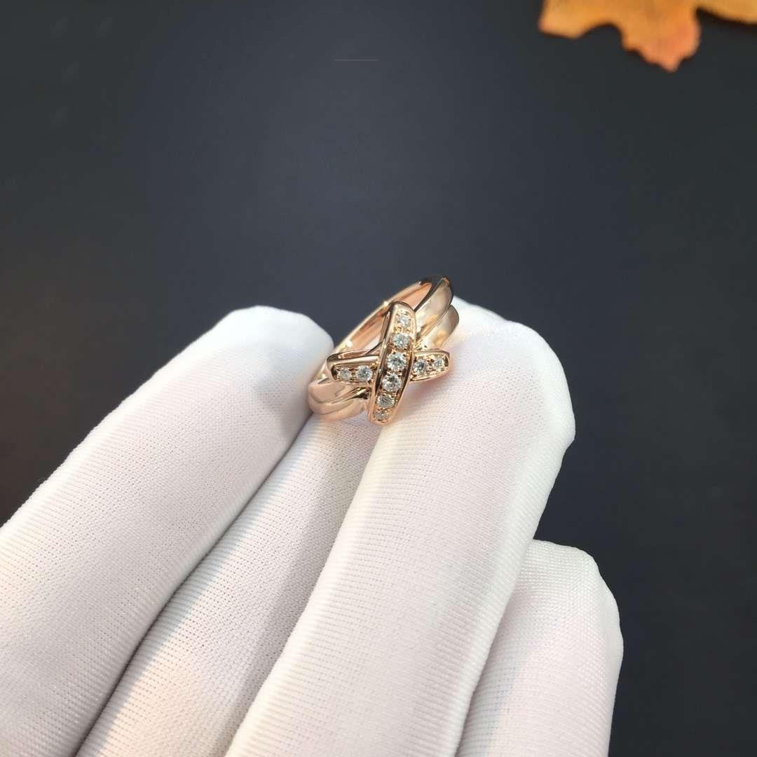[Mystic Crown]JEUX DE PINK GOLD DIAMOND RING