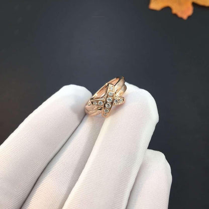 [Mystic Crown]JEUX DE PINK GOLD DIAMOND RING