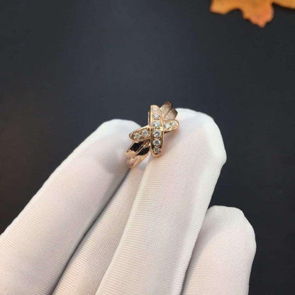 [Mystic Crown]JEUX DE PINK GOLD DIAMOND RING