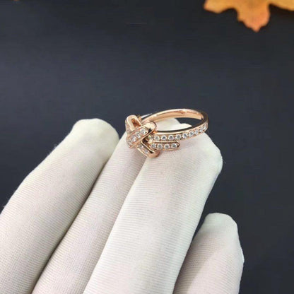 [Mystic Crown]JEUX DE RING PINK GOLD DIAMOND