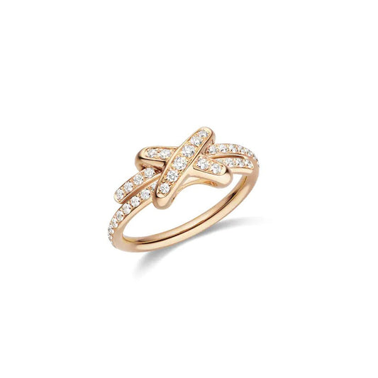 [Mystic Crown]JEUX DE RING PINK GOLD DIAMOND