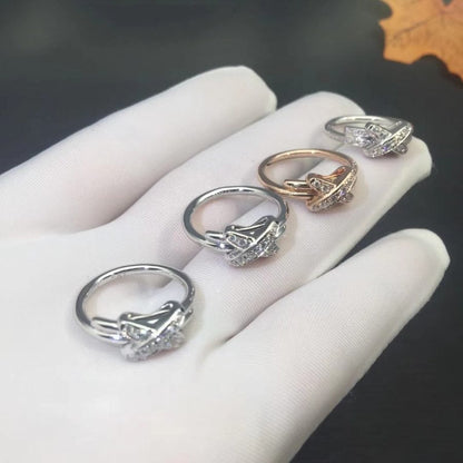 [Mystic Crown]JEUX DE SILVER DIAMOND RING