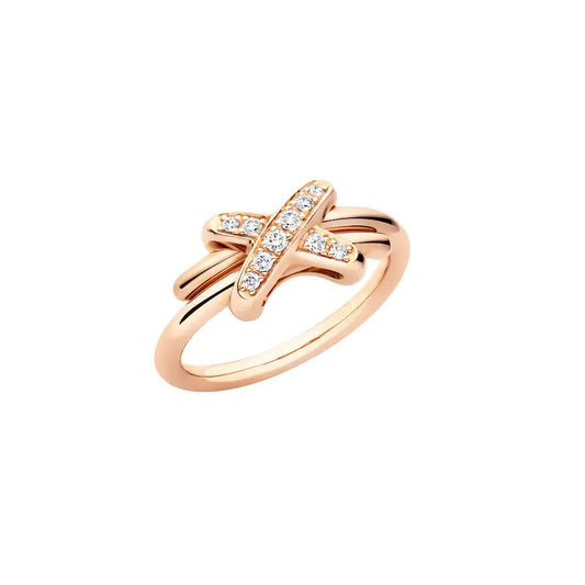[Mystic Crown]JEUX DE PINK GOLD DIAMOND RING
