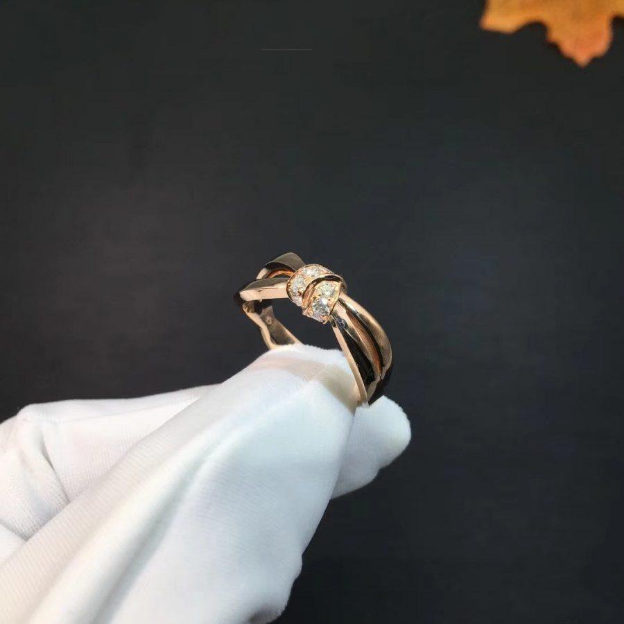 [Mystic Crown]LIENS RING PINK GOLD DIAMOND