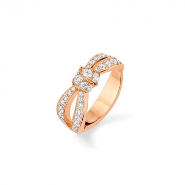 [Mystic Crown]LIENS PINK GOLD DIAMOND RING