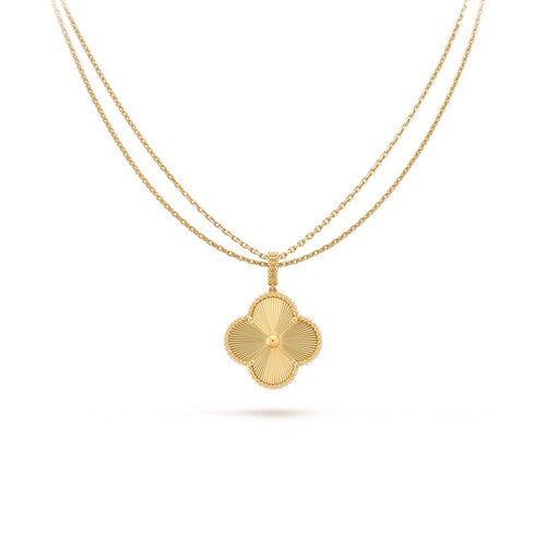 [Mystic Crown]CLOVER 25MM PEDANT NECKLACE GOLD