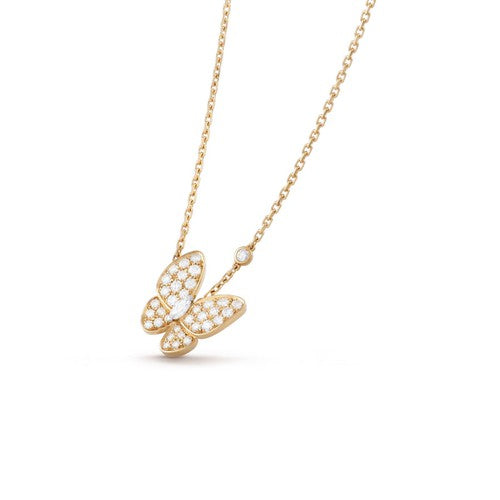 [Mystic Crown]BUTTERFLY DIAMOND NECKLACE
