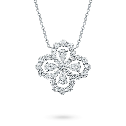 [Mystic Crown]LOOP NECKLACE FULL MOTIF DIAMOND 16MM MULTIPLE COLORS