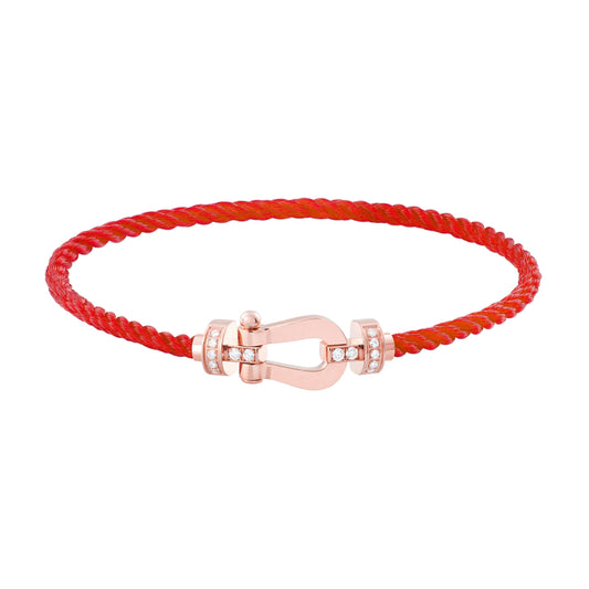 [Mystic Crown]FORCE 10 HALF DIAMOND PINK GOLD RED CORDERI LARGE AND MEDIUM MODEL