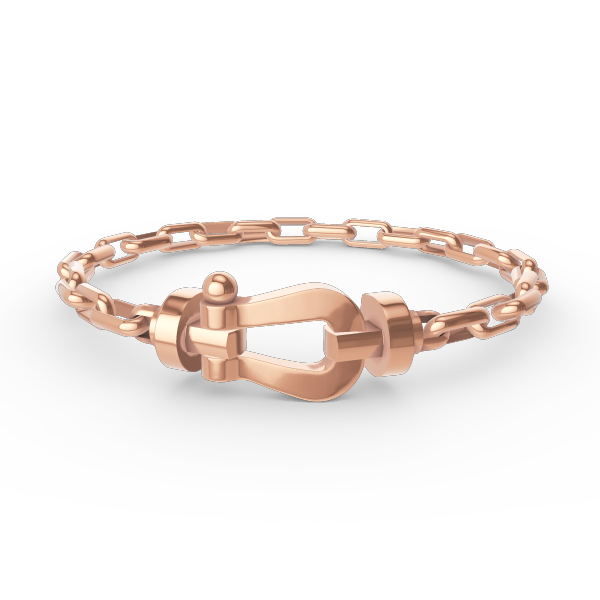 [Mystic Crown]FORCE LARGE HORSESHOE CLASP  METAL BRACELET