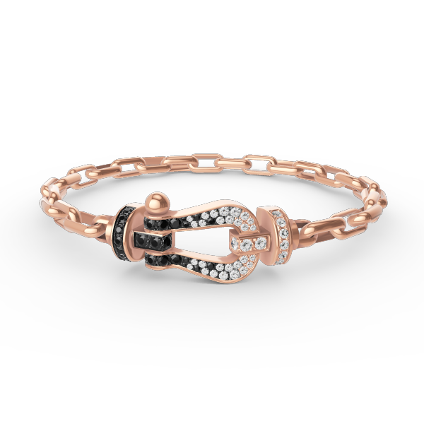 [Mystic Crown]FORCE LARGE HORSESHOE CLASP  METAL BRACELET