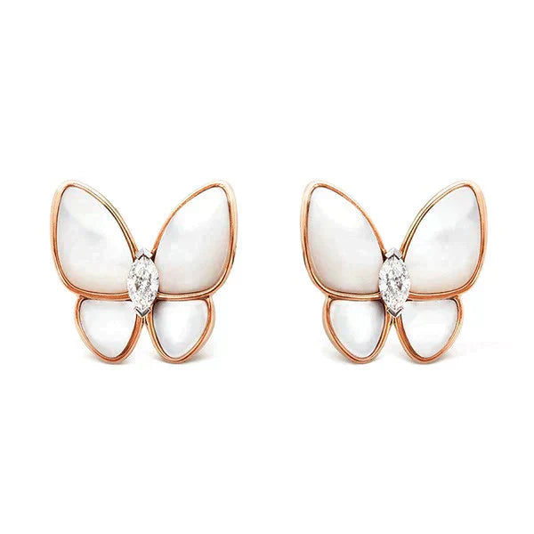 [Mystic Crown]BUTTERFLY MOP DIAMOND EARRINGS