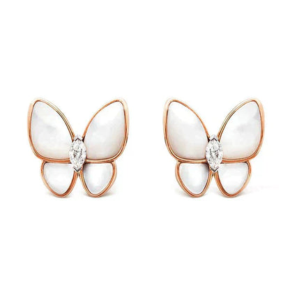 [Mystic Crown]BUTTERFLY MOP DIAMOND EARRINGS