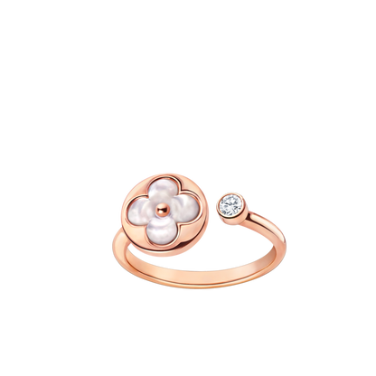 [Mystic Crown]SUN 1 DIAMOND PINK MOP RING
