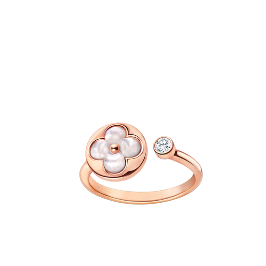 [Mystic Crown]SUN 1 DIAMOND PINK MOP RING