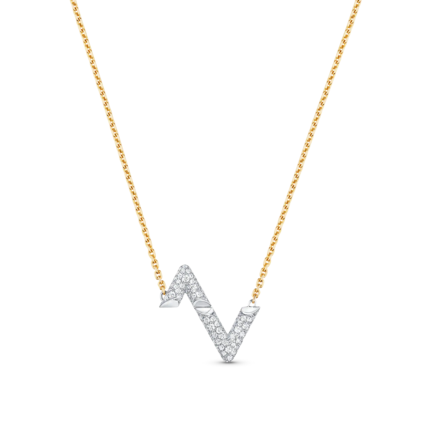 [Mystic Crown]VOLT SILVER DIAMOND PEDANT NECKLACE