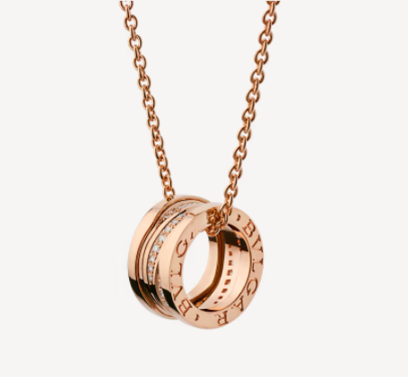 [Mystic Crown]ZERO 1 PINK GOLD DIAMOND NECKLACE