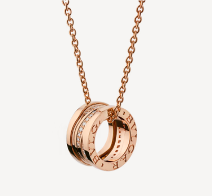 [Mystic Crown]ZERO 1 PINK GOLD DIAMOND NECKLACE