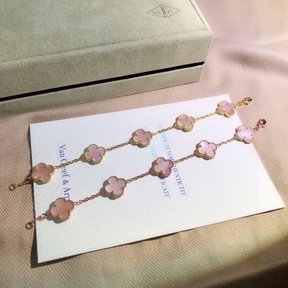 [Mystic Crown]CLOVER 5 PINK  FRITILLARY BRACELET
