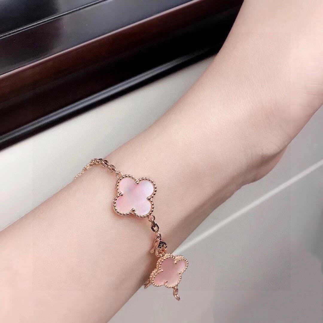 [Mystic Crown]CLOVER 5 PINK  FRITILLARY BRACELET